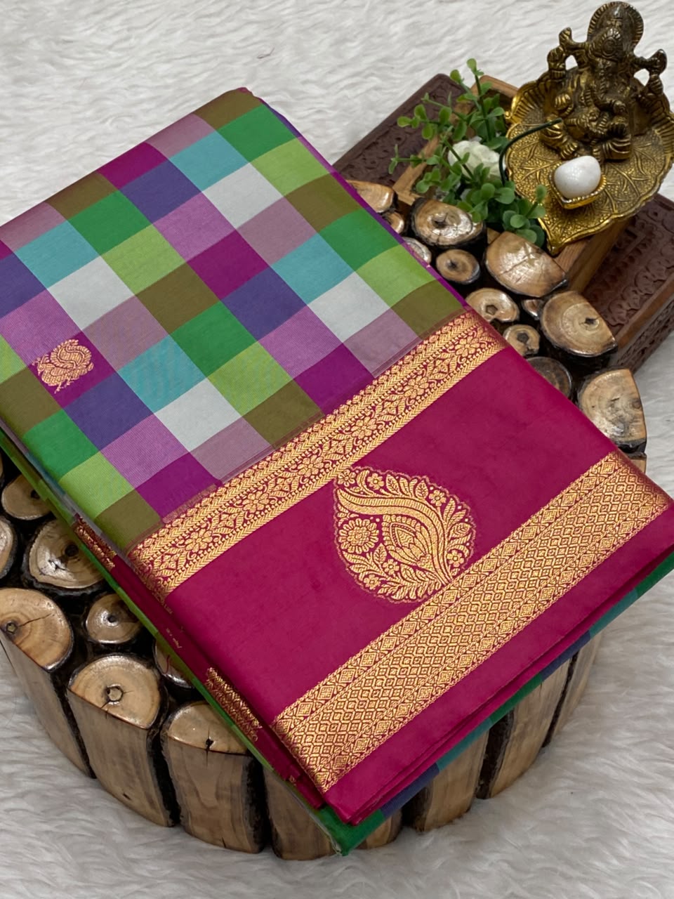 Paalum Pazhamum Bridal Saree