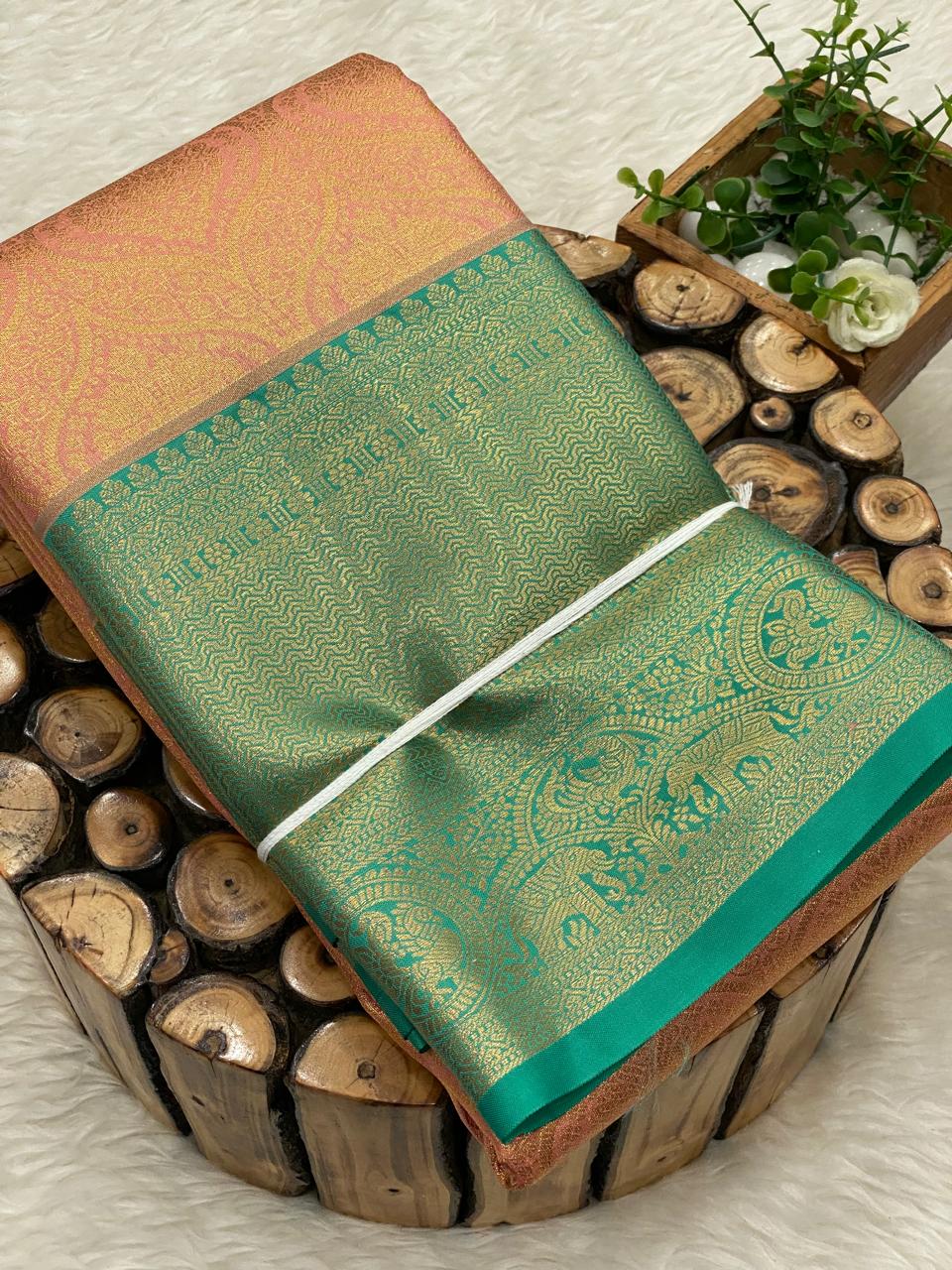 Tissue Bridal Saree - vol1