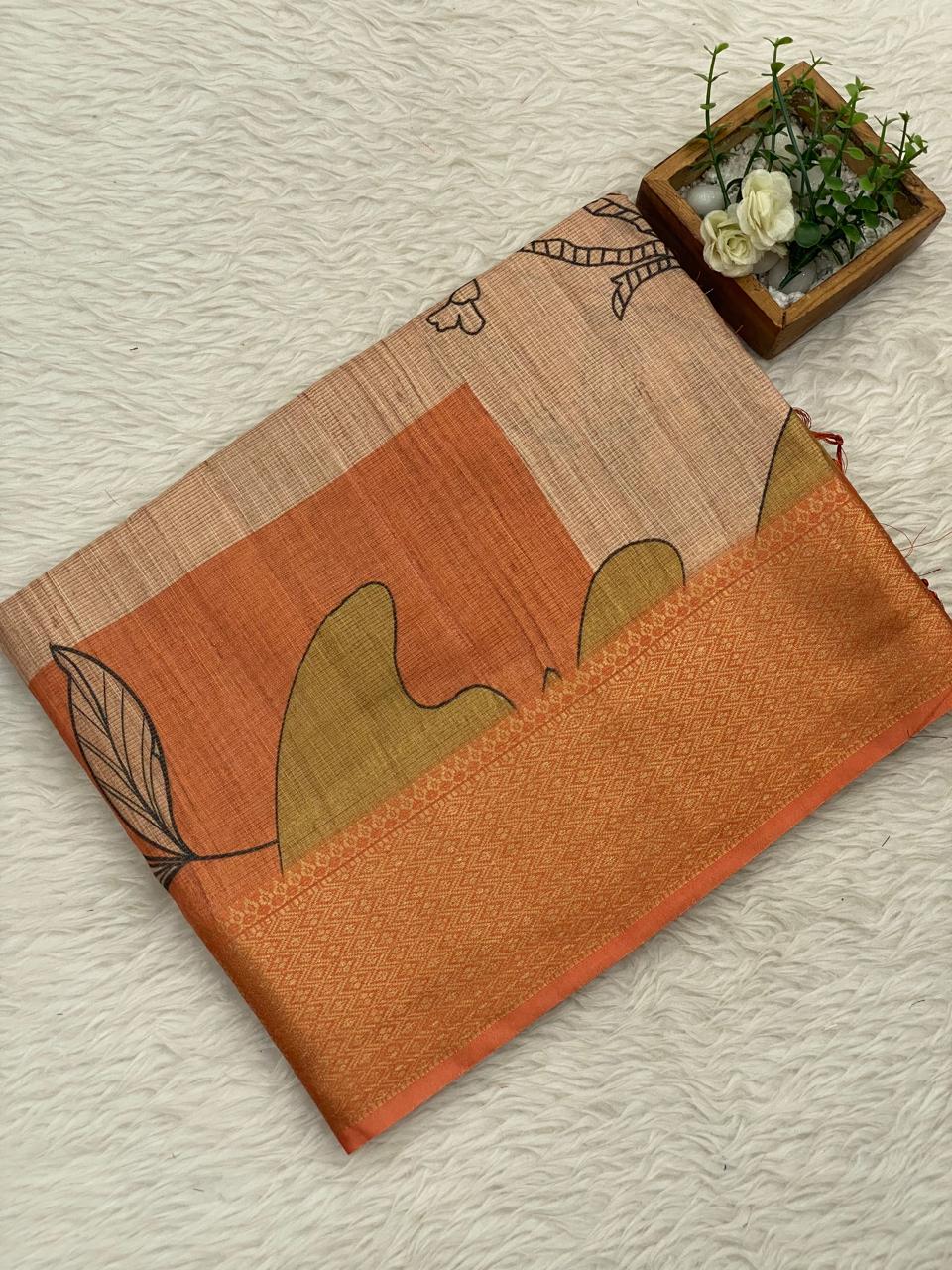 Kota Net Digital Print Saree