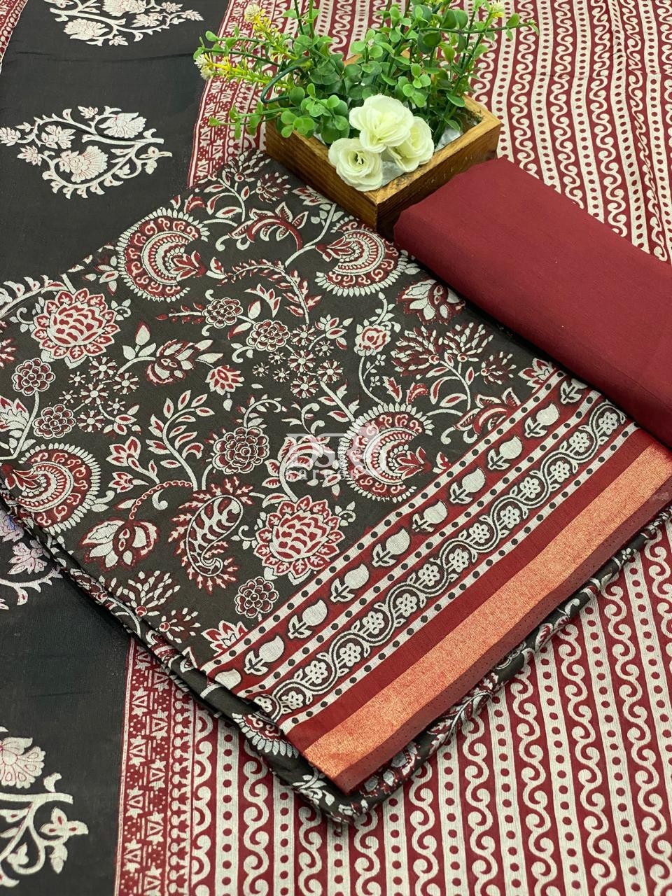 Semi Patola Silk salwar