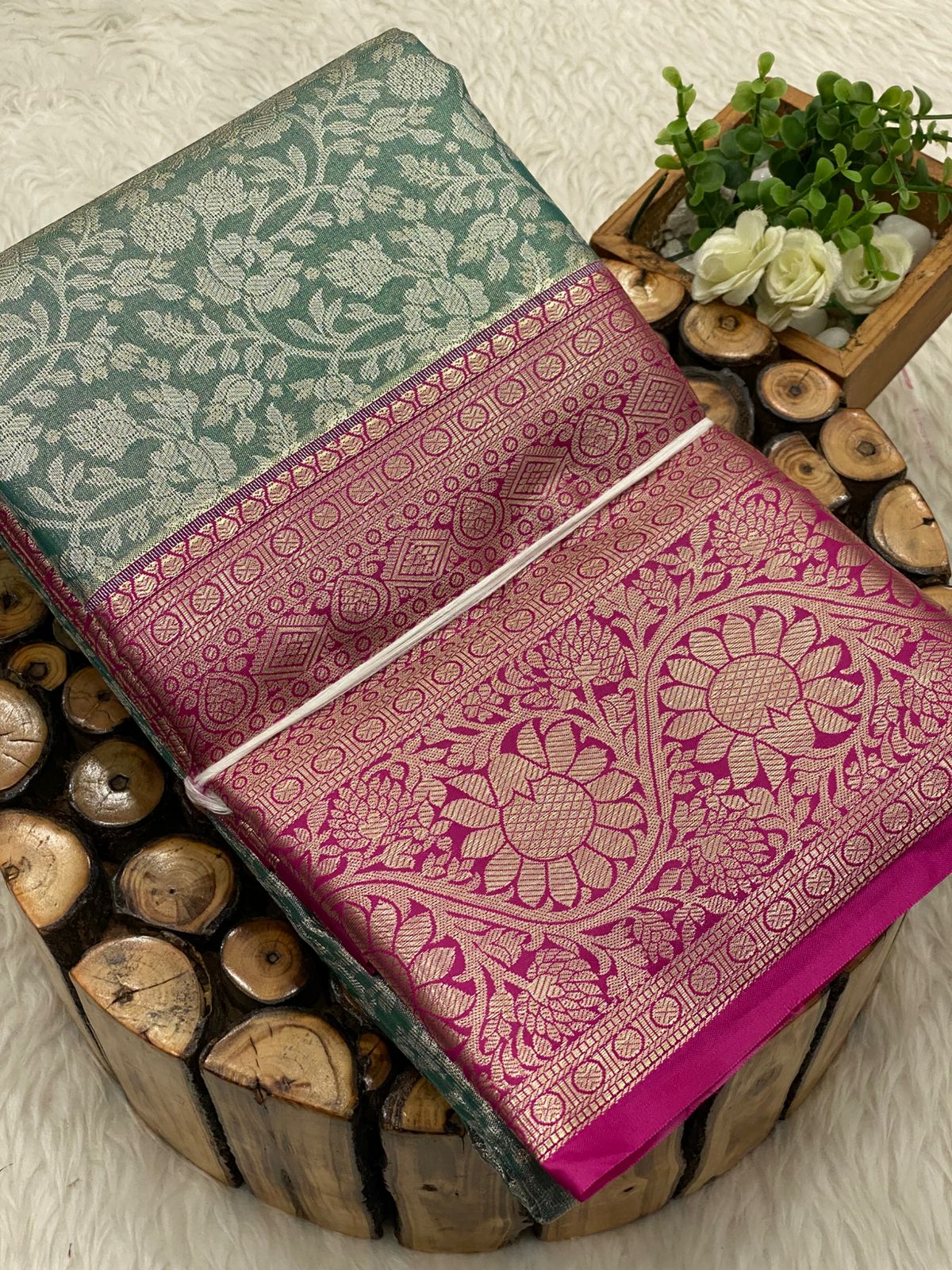 Tissue Bridal Sarees