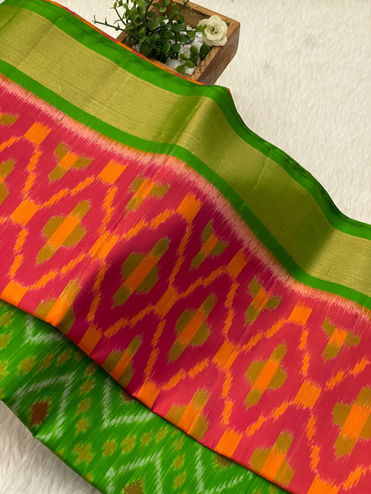 Pure Silk Pochampally Pattu Saree