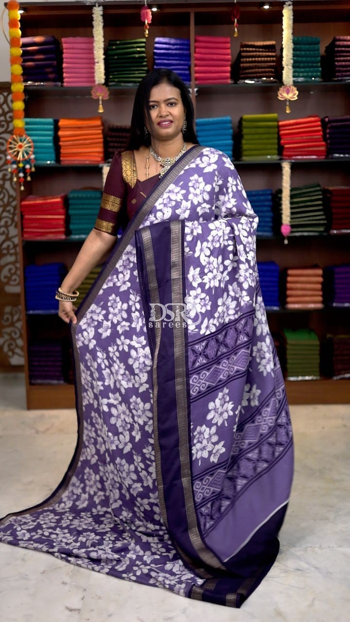 Viscose Chiffon Sarees -vol1