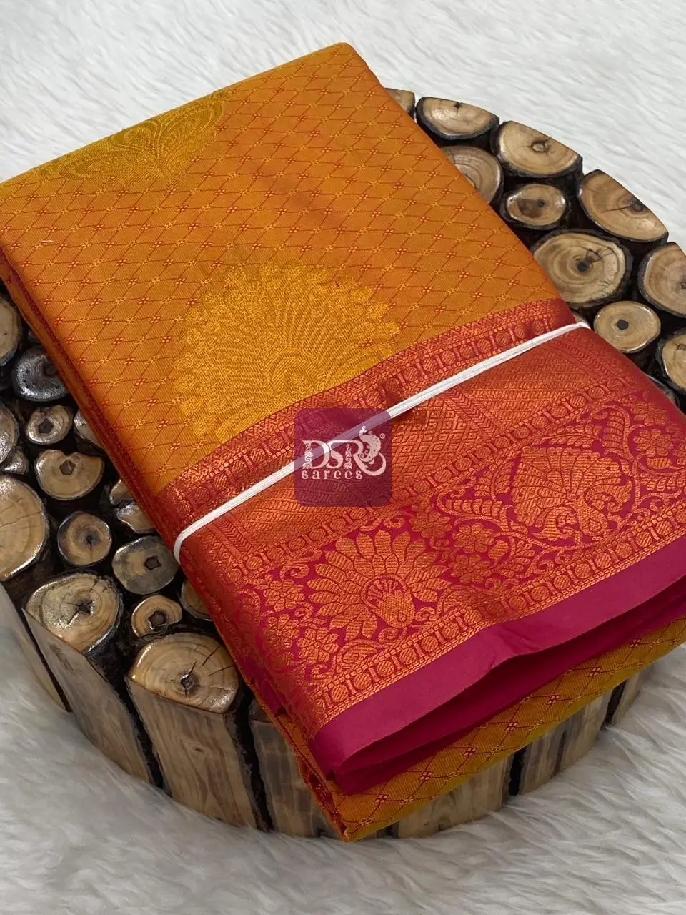 Self Embose Udal Butta Sarees