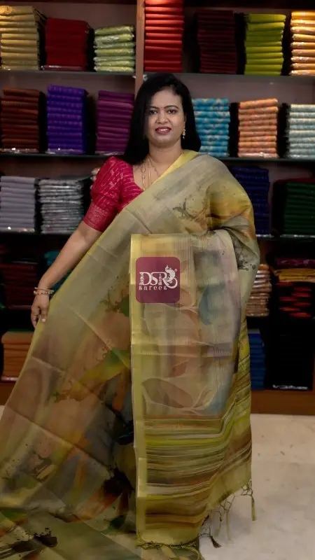 Semi Linen Cotton Tissue