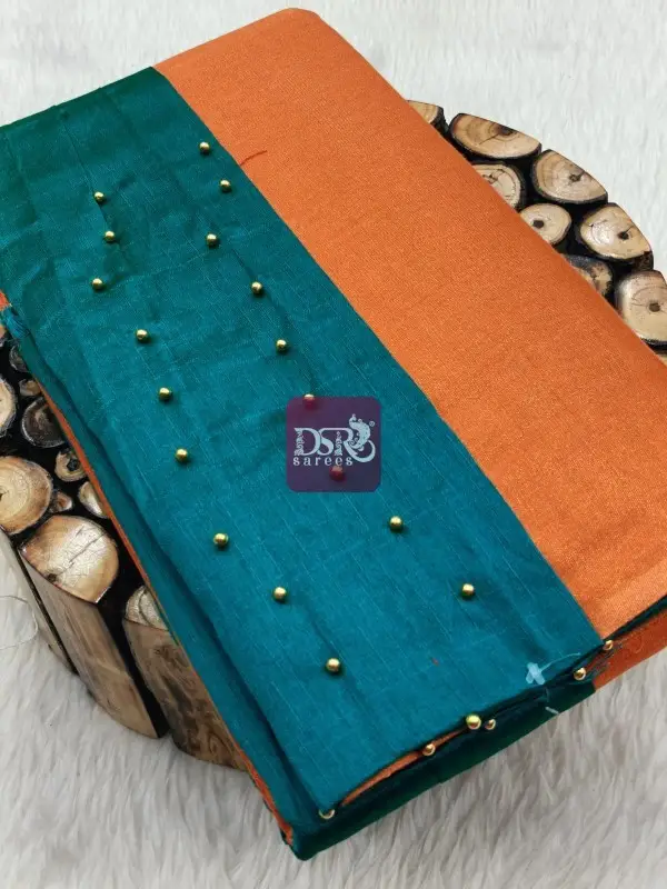 Tissue Saree With Designer Blouse