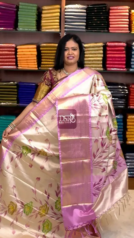 Printed Tissue Silk Sarees