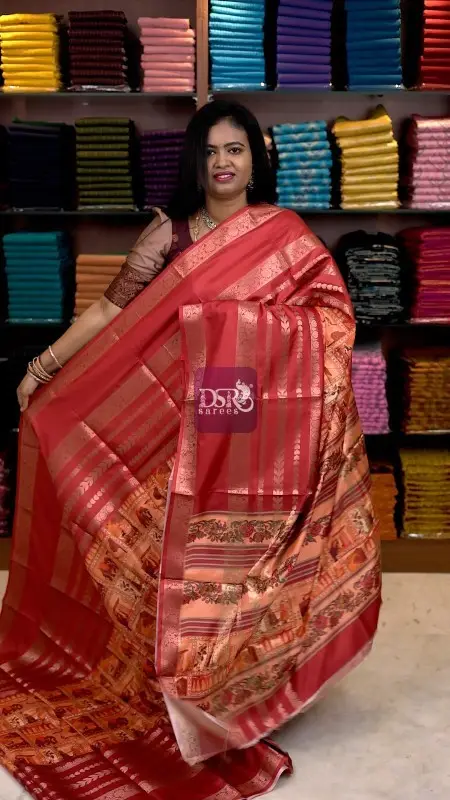 Digital Print Dola Crepe Saree