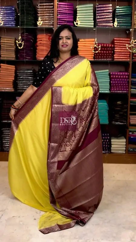 Premium Mysore Crepe Silk Sarees