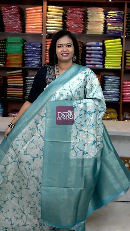 Premium Chanderi Banarasi + Chanderi Sico Saree