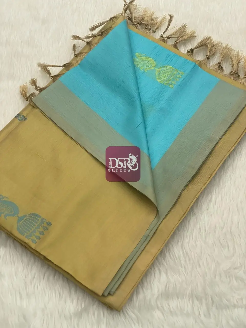 Banana Pith Fibre Saree