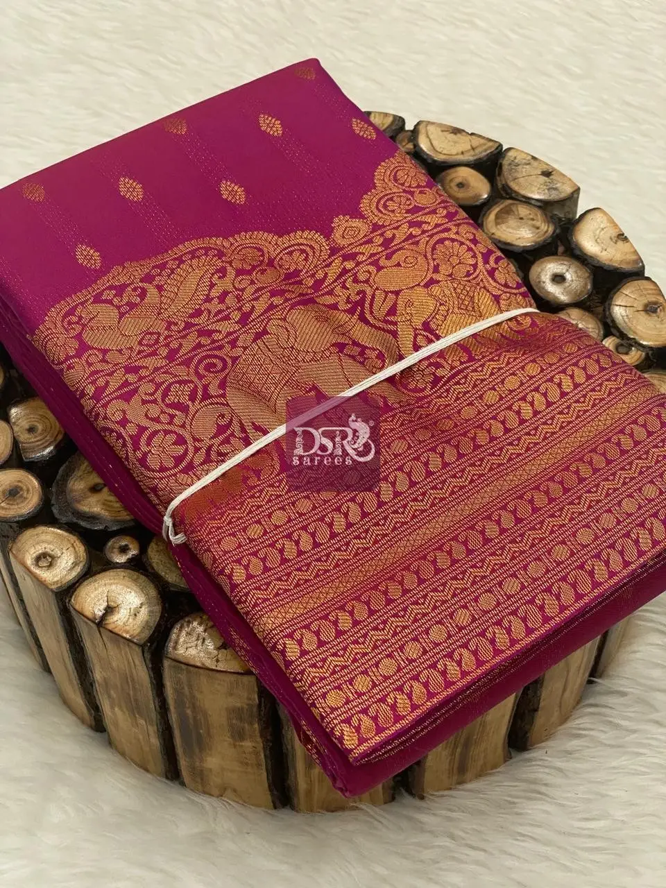 Running Border Kanchi Bridal Saree