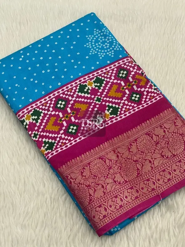 Bandhini Semi Dola Sarees