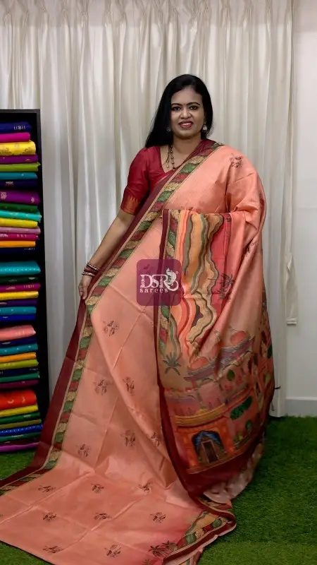 Semi Tussar Saree - Vol3