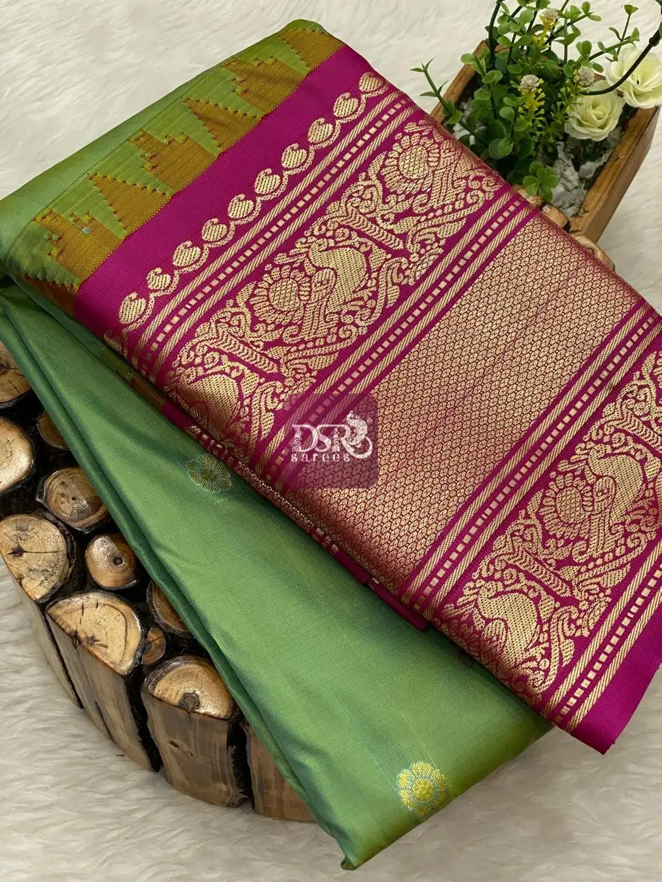 Semi Gadwal Border Sarees - Vol 1