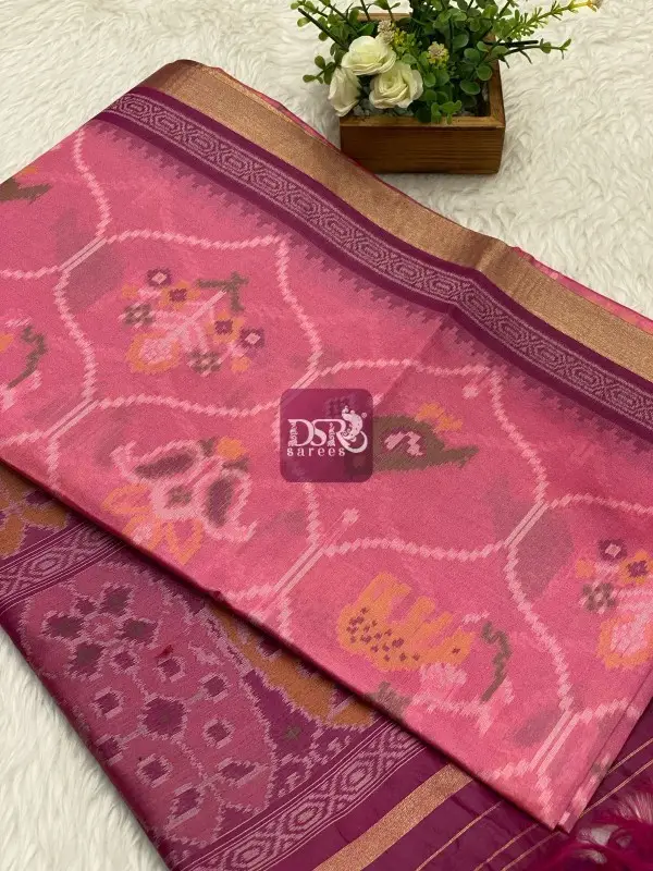 Raw Silk Pochampally Saree