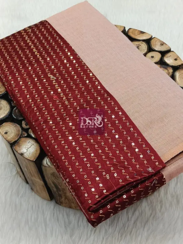 Tissue Saree With Designer Blouse