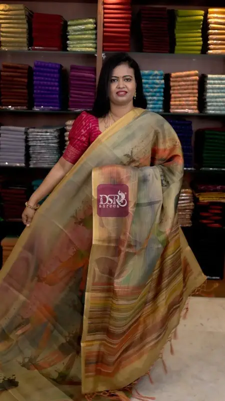 Semi Linen Cotton Tissue