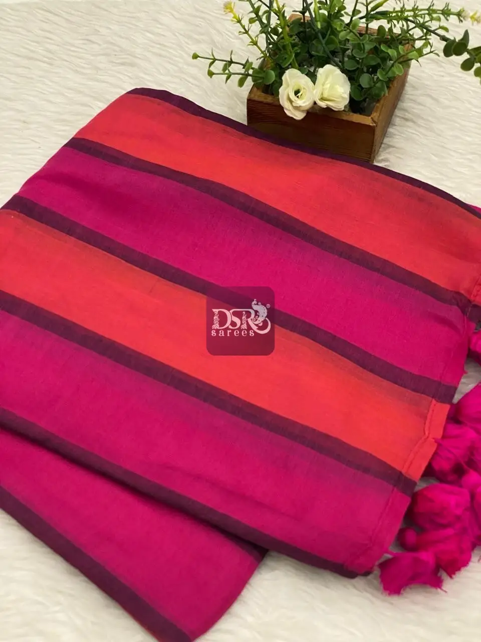 Rainbow Mul Mul Cotton Sarees