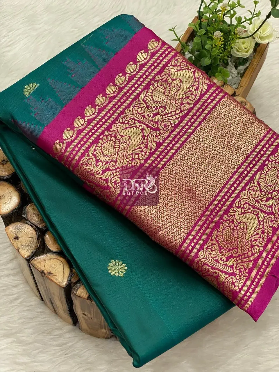Semi Gadwal Border Sarees - Vol 1