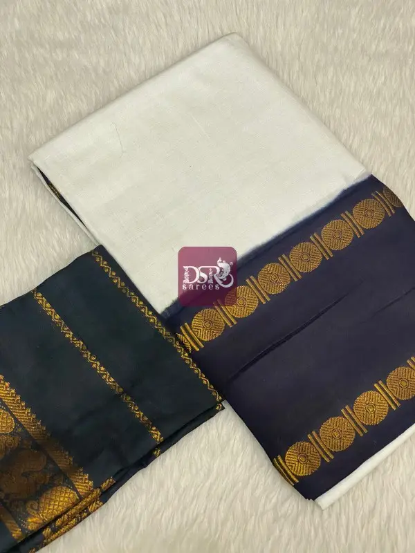 Coin Border Sungudi Sarees