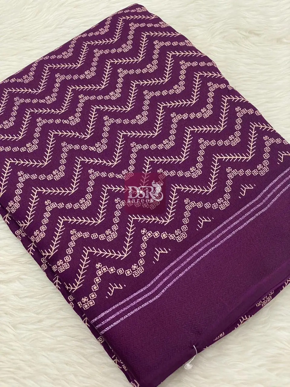 Viscose Chiffon Saree - vol7