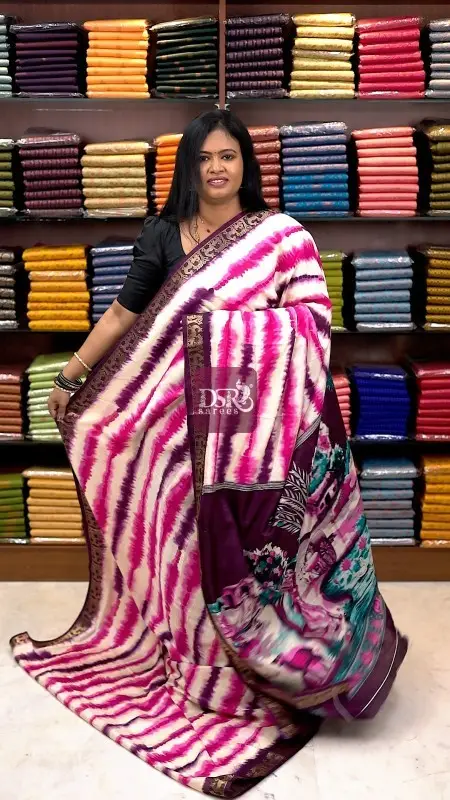 Viscose Shibori Sarees