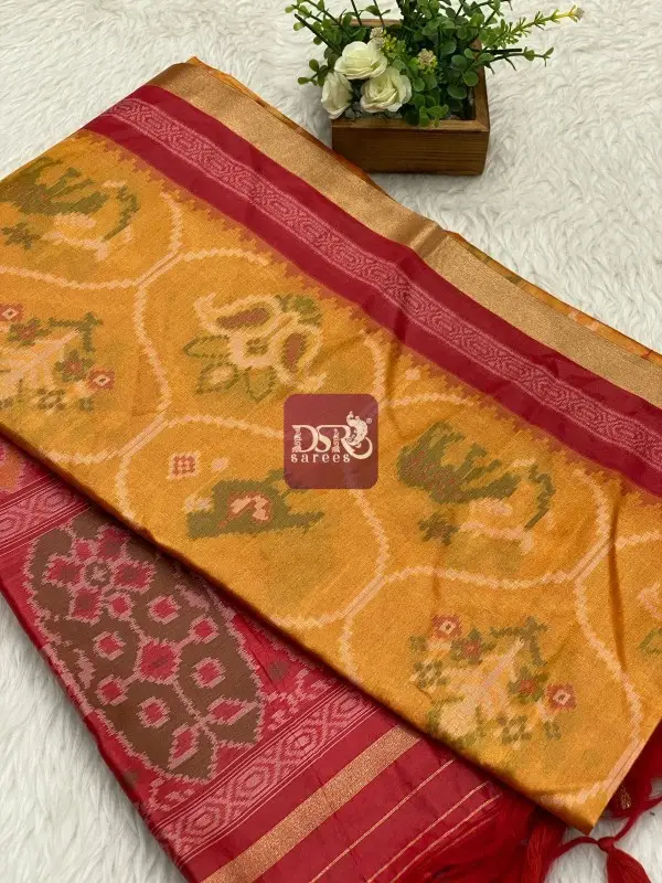 Raw Silk Pochampally Saree