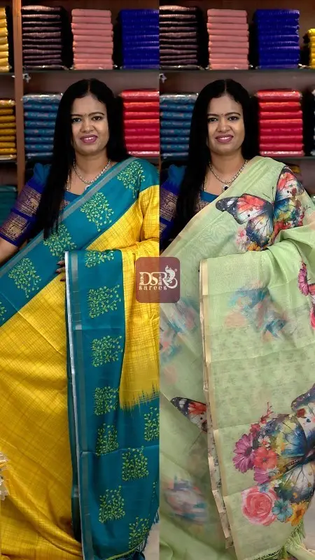 Banarasi  Soft Cotton + Free Saree