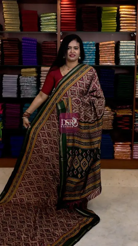Ajrak Silk
