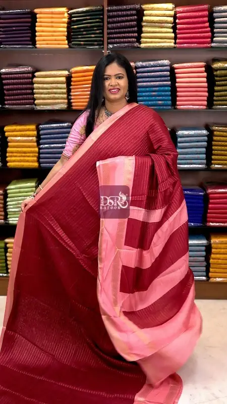 Semi Mysore Dola Crepe Saree