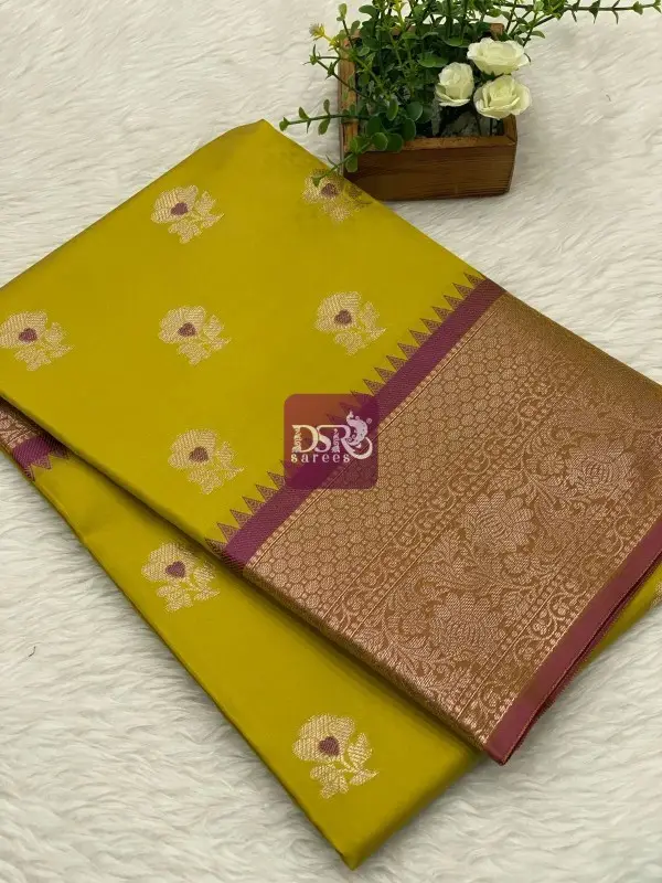 Banarasi Gadwal soft silk saree