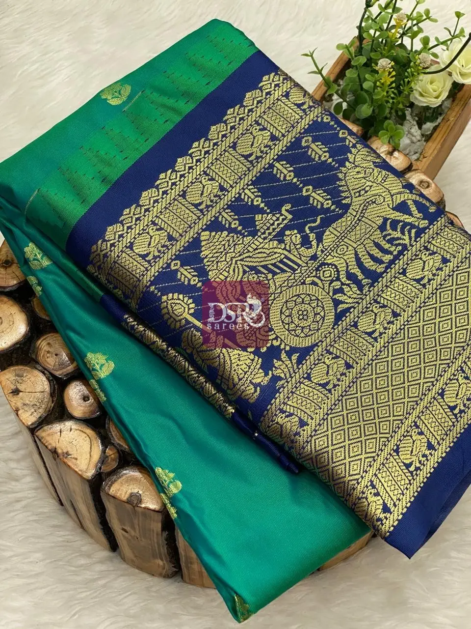 Semi Gadwal Border Sarees - Vol 1