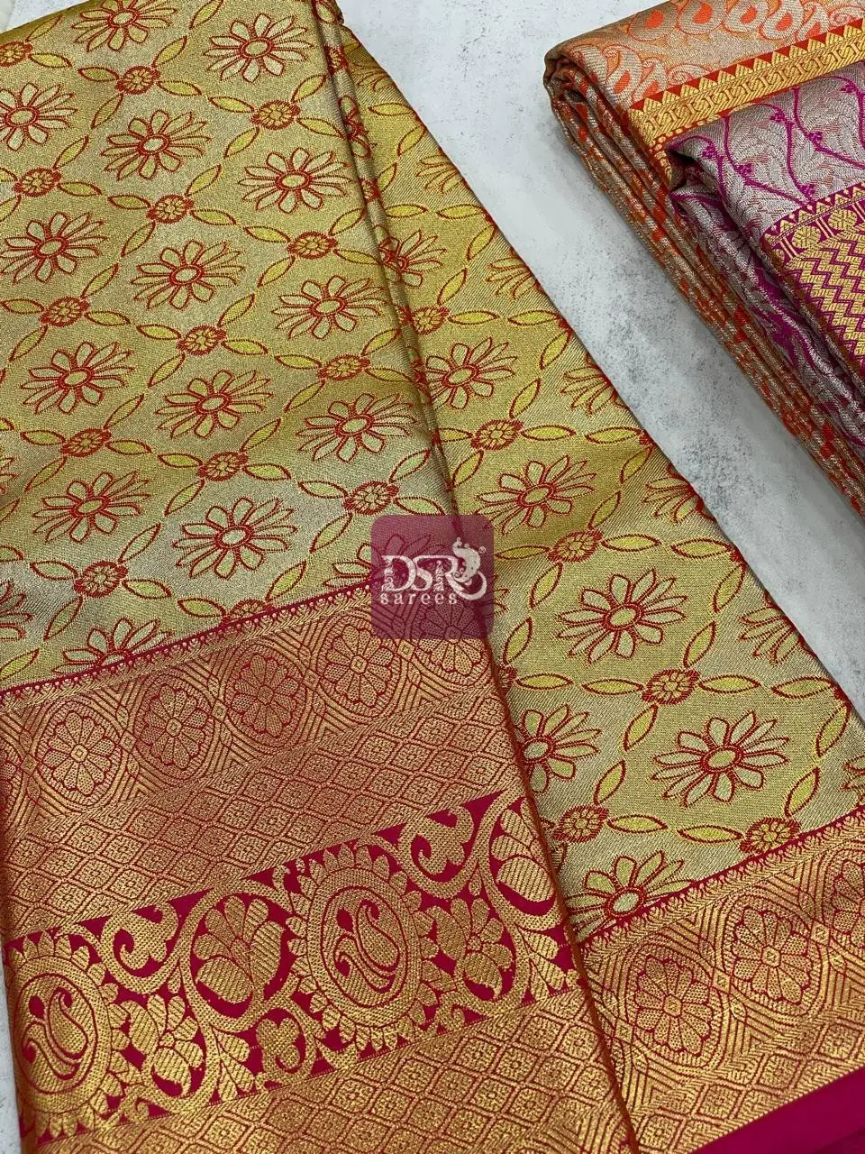 Semi Bridal Silk Sarees