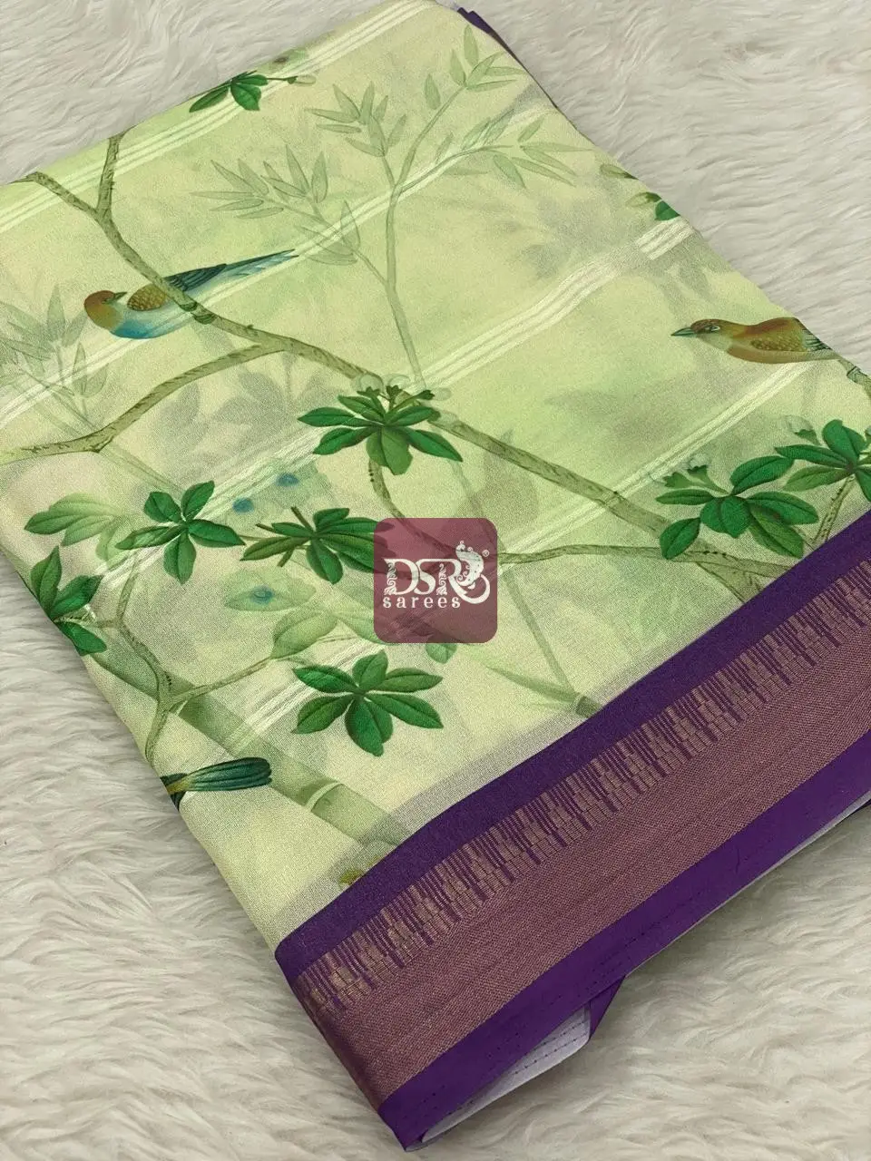 Viscose Chiffon Saree - vol7