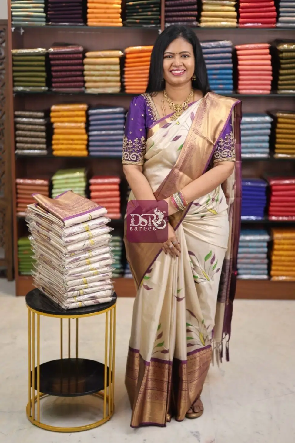 Printed Tissue Silk Sarees