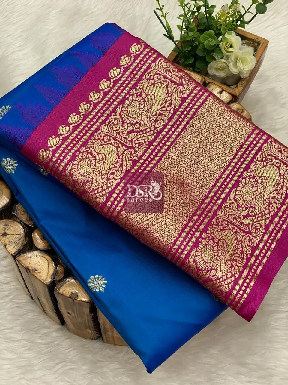 Semi Gadwal Border Sarees - Vol 1