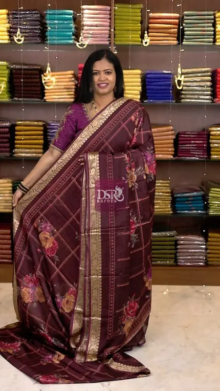 Viscose Chiffon Sarees