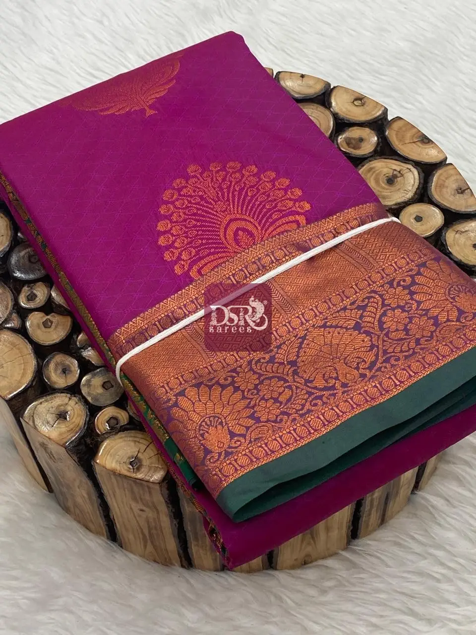 Self Embose Udal Butta Sarees