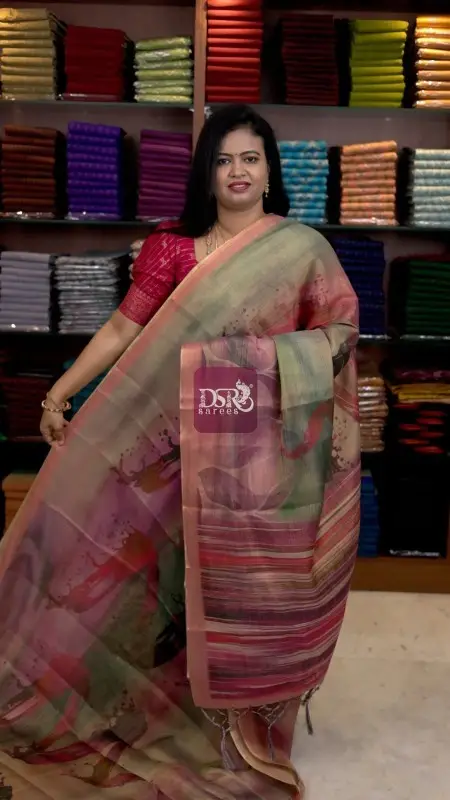 Semi Linen Cotton Tissue