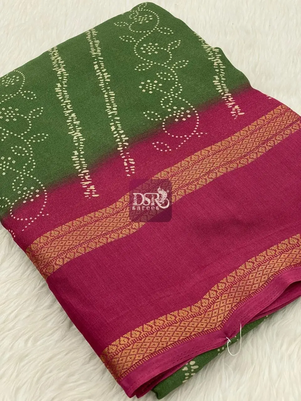 Viscose Chiffon Sarees - vol1