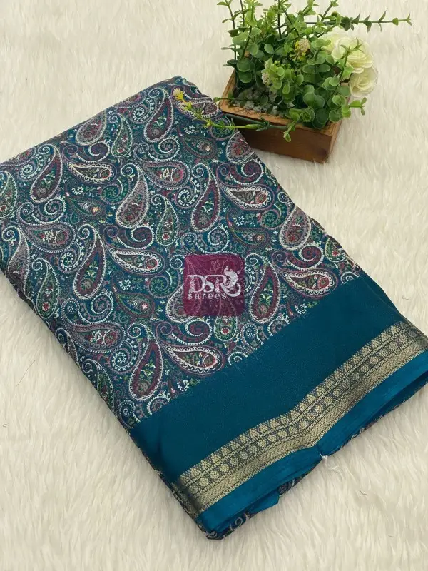 Viscose Chiffon Sarees
