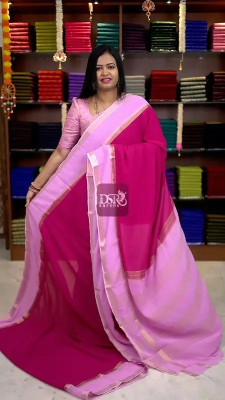 Mysore georgette Sarees - vol1