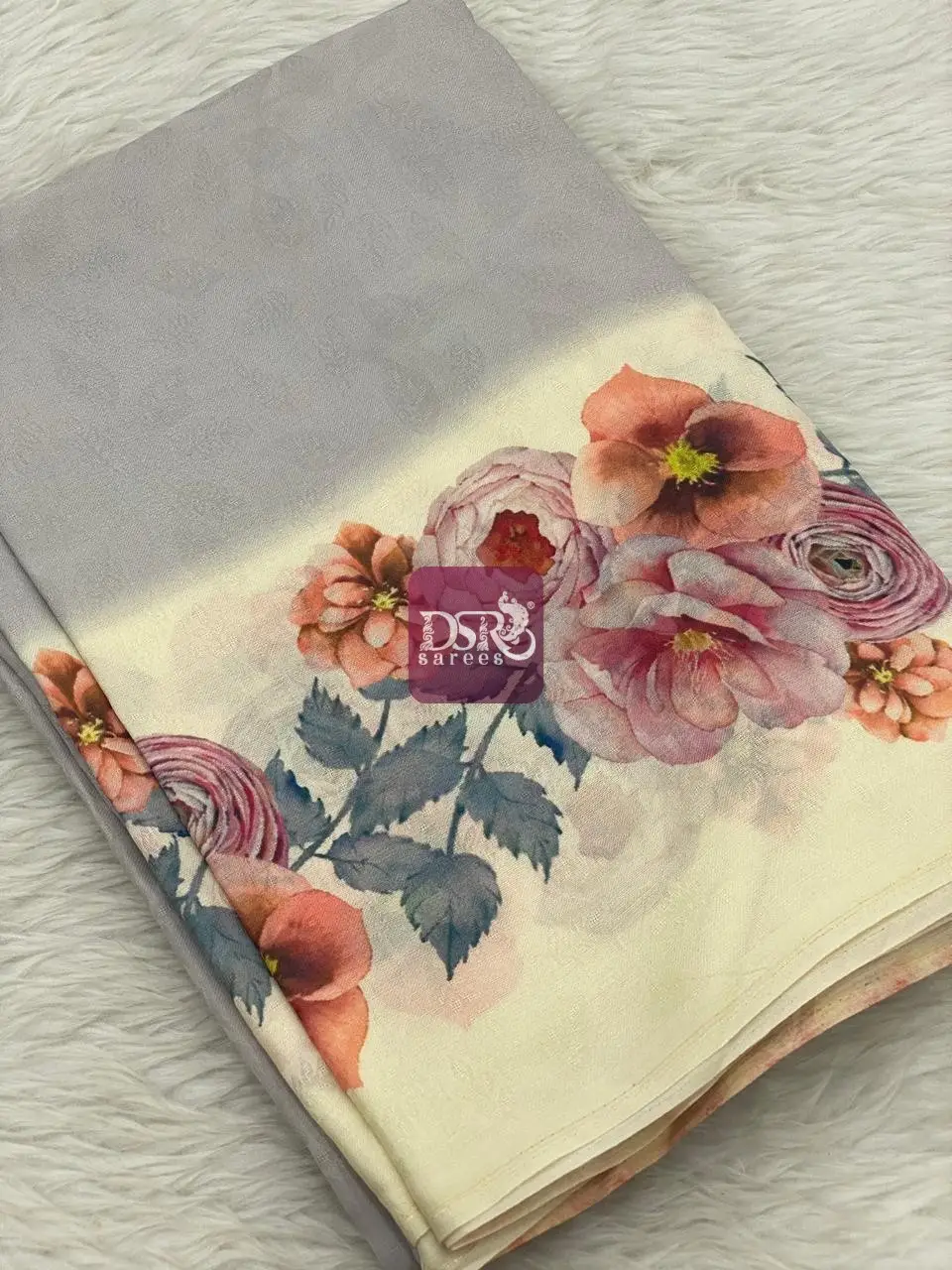 Viscose Digital Print Sarees