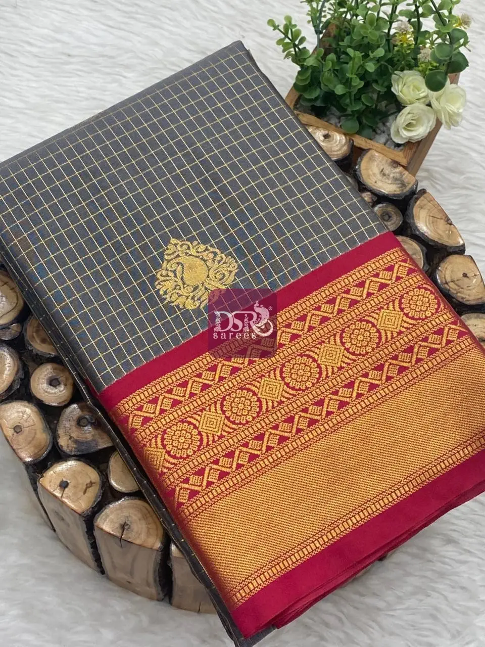 Premium Kanchi Korvai Border Saree- vol3