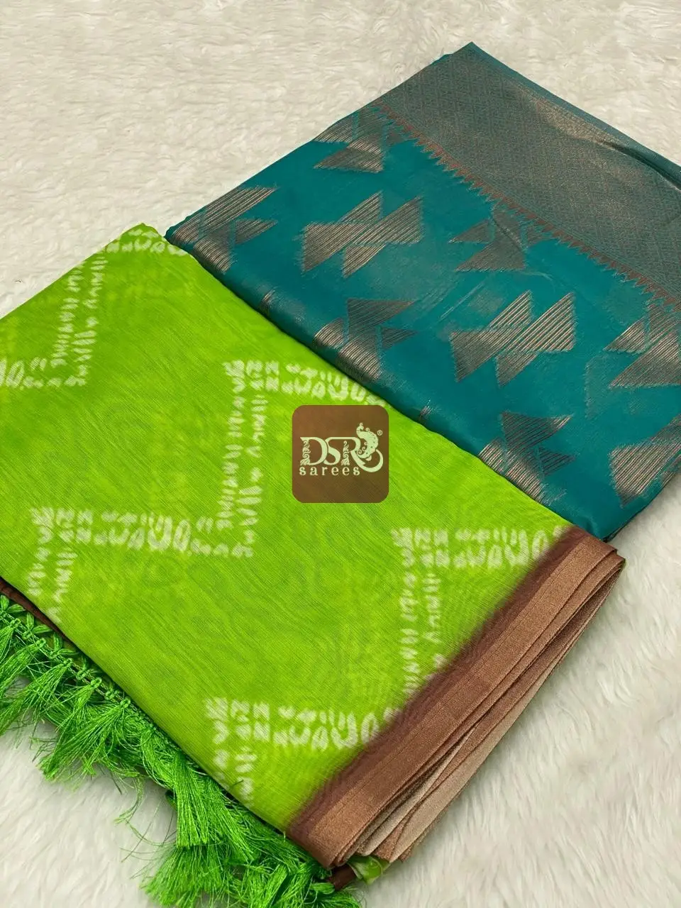 Banarasi  Soft Cotton + Chanderi Saree
