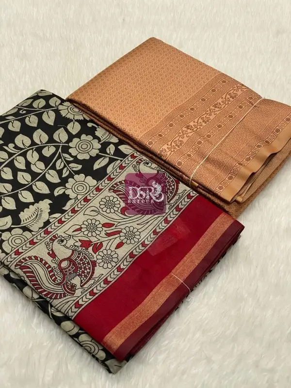 Ajrak Silk +  Free Saree