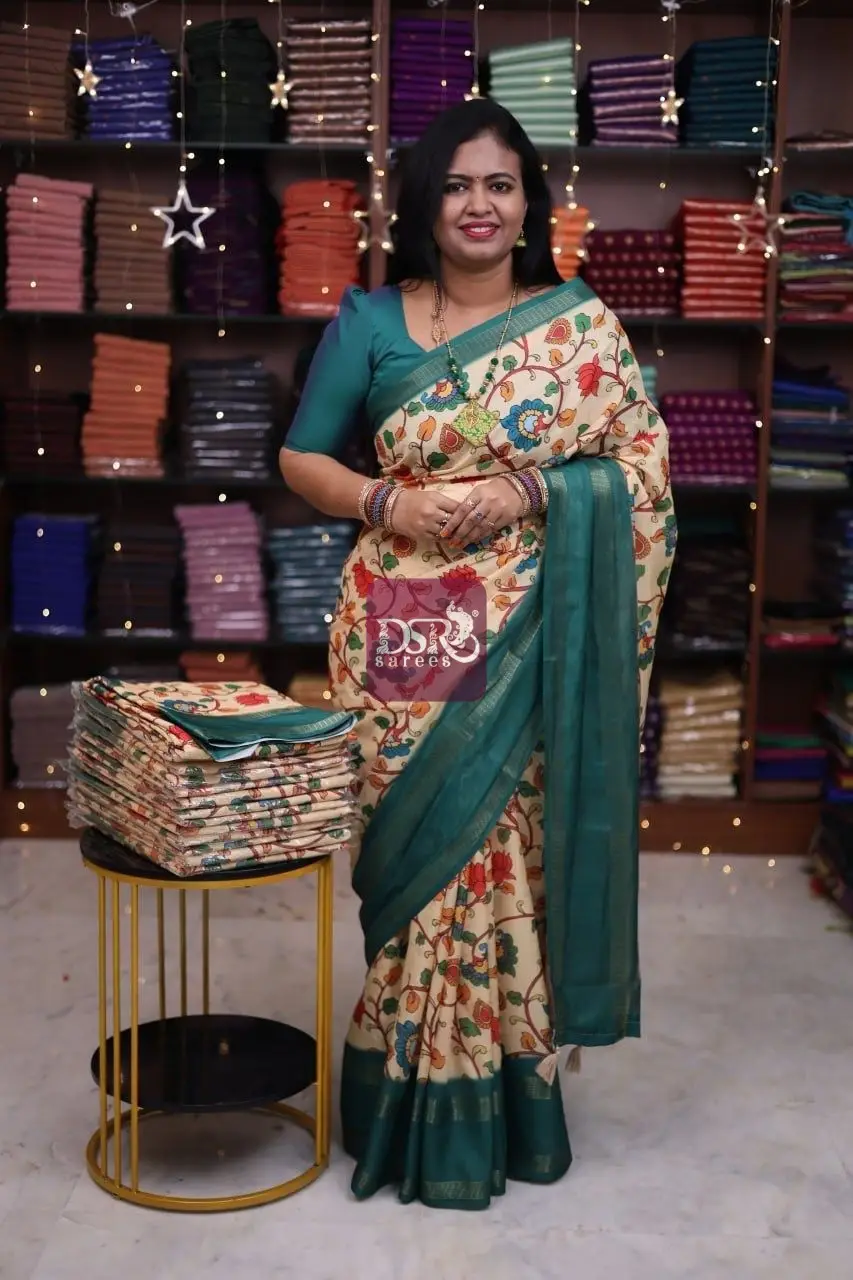Kalamkari Georgette Sarees