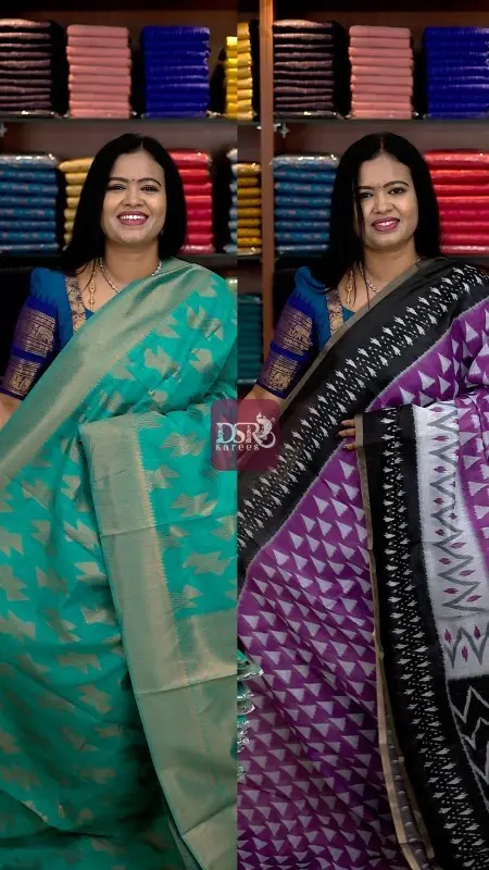 Banarasi  Soft Cotton + Chanderi Saree