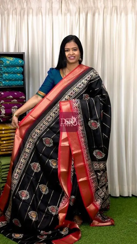 Viscose Chiffon Saree - vol6